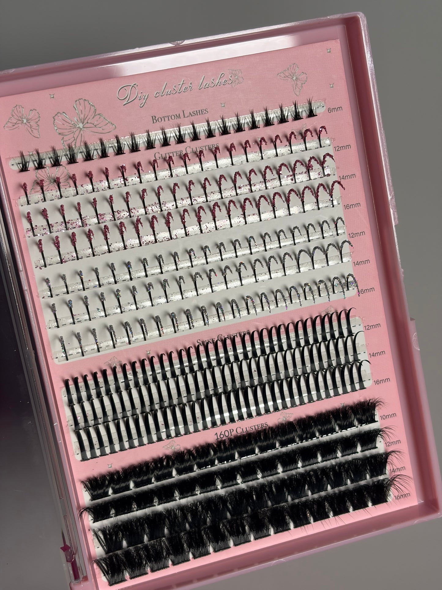 Exotic Doll-Glitter Spike Clusters + Bottom Lashes
