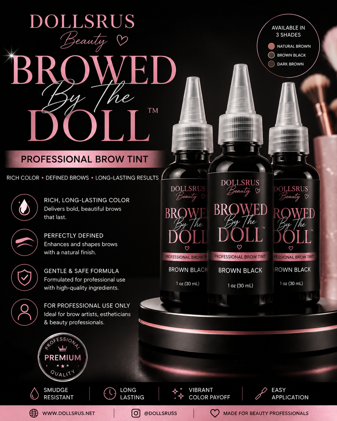 Browed By The Doll™ Professional Brow Tint