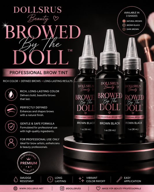 Browed By The Doll™ Pro Trio – 3 Shade Brow Tint Bundle