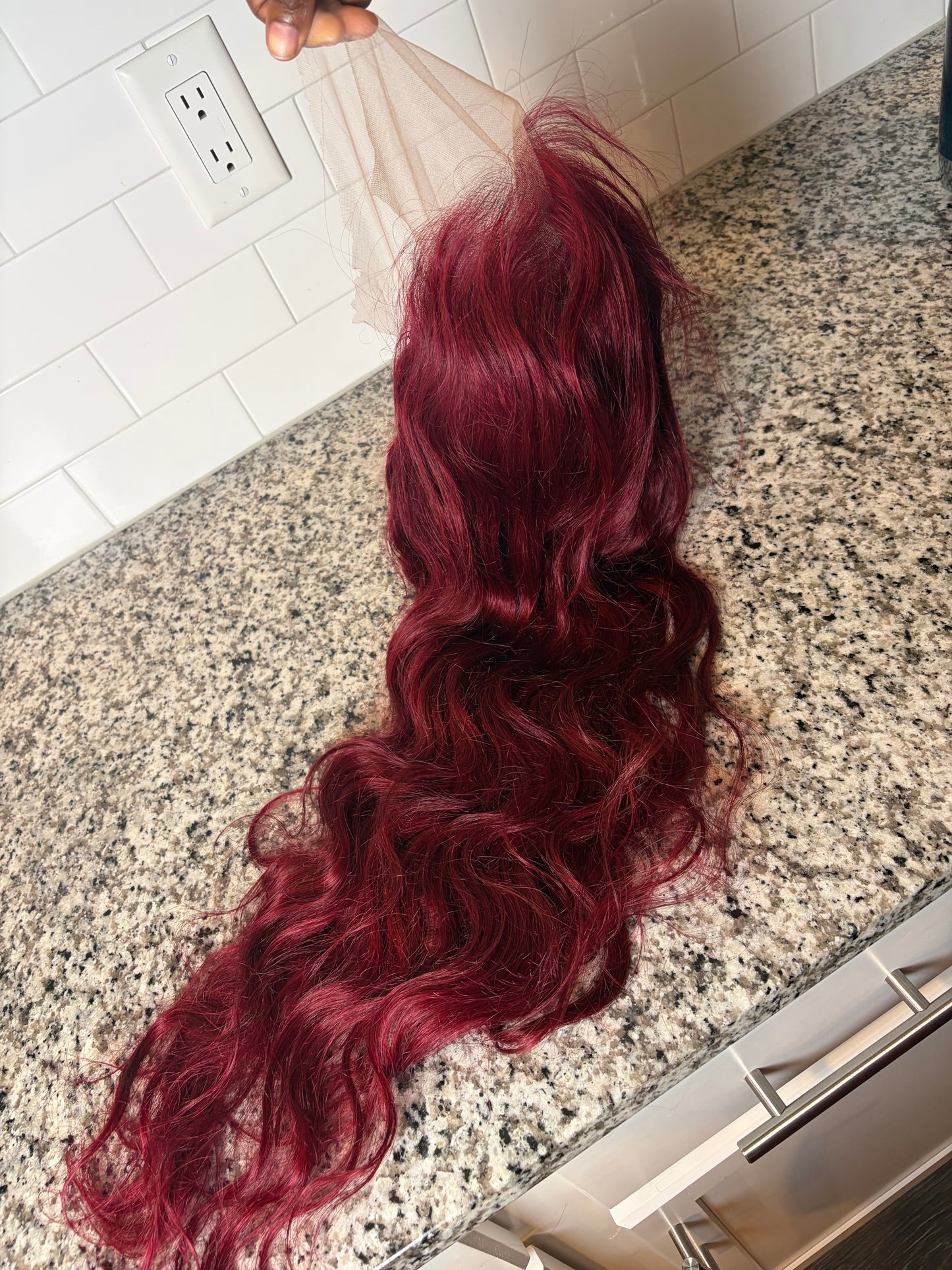 13x4 Body Wave Full Frontal Wig 180 Density – Transparent Lace Human Hair